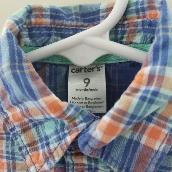 Carter's Button Down Polo Nautical 9m - Picture 4 of 4